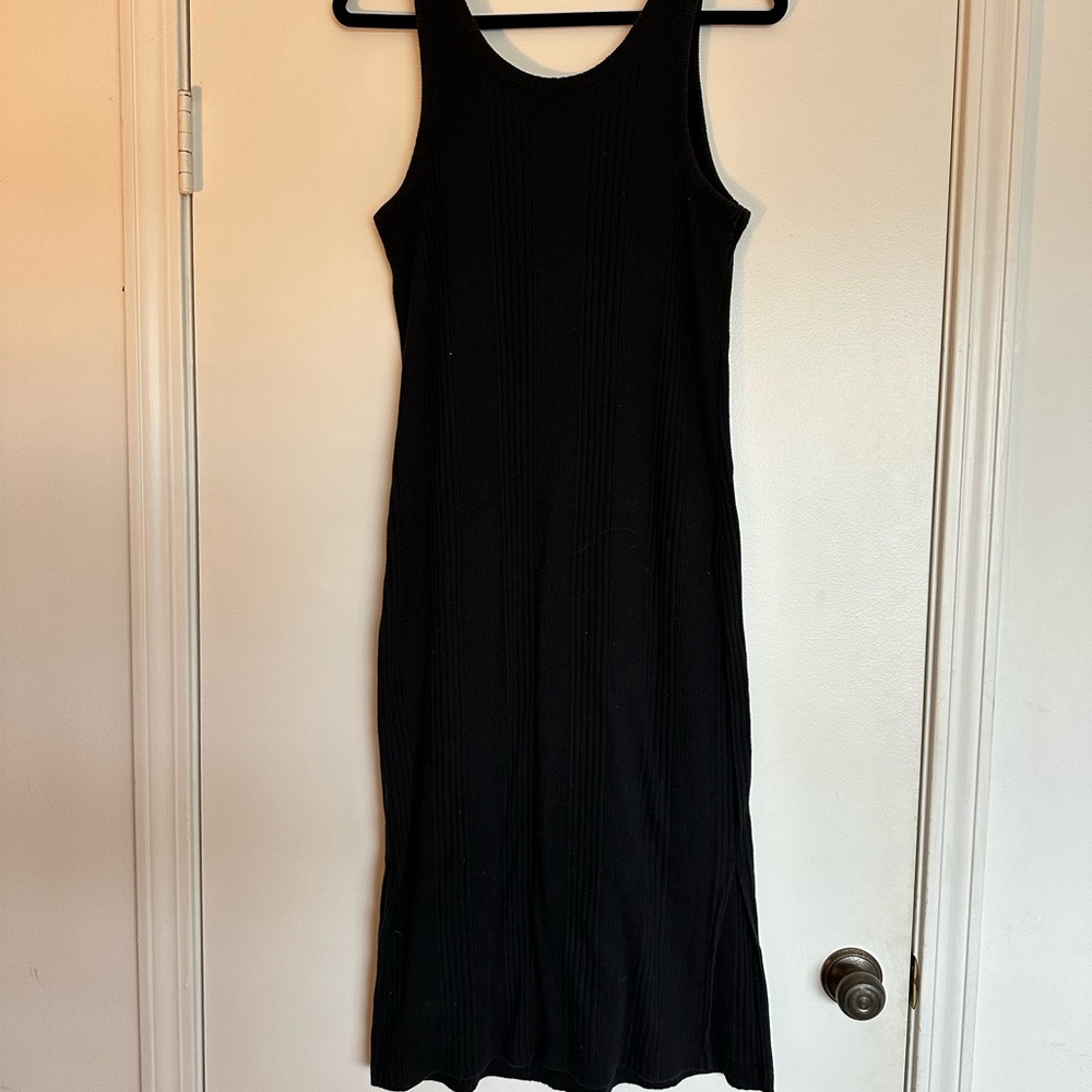 a new day Black Midi Dress